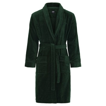 JBS Bath Robe Mørkgrøn  bomuld Large Herre