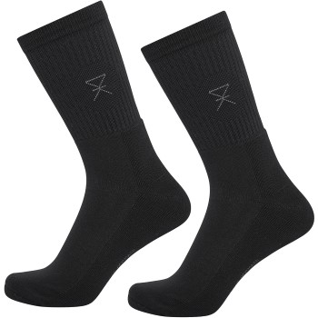 JBS of Denmark Strømper 2P Bamboo Blend Tennis Socks Sort Str 40/45 Herre