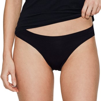 JBS of Denmark Trusser Organic Cotton Tai Brief Sort økologisk bomuld Medium Dame