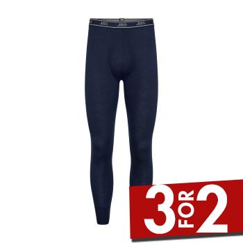 JBS Lange Underbukser Wool Long Johns Marineblå uld Large Herre