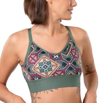 Kari Traa BH Fröya Wool Sports Bra Grøn polyester Large Dame
