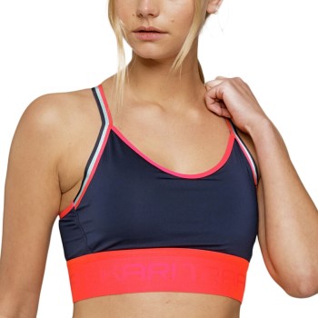 Kari Traa BH Fröya Wool Sports Bra Marineblå polyester Small Dame