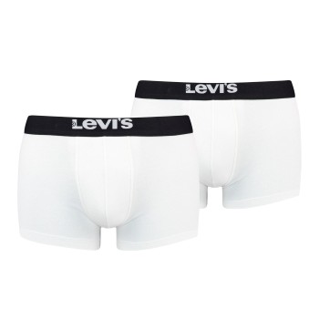 Levis 2P Base Trunk Hvid/Sort bomuld Large Herre