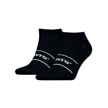 Levis Strømper 2P Organic Cotton Ankle Sock Sort Str 43/46