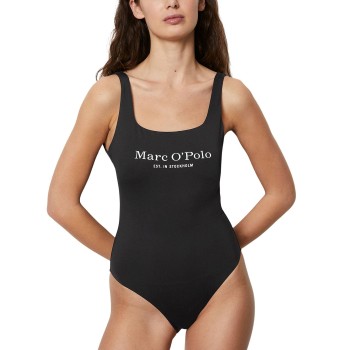 Marc O'Polo Marc O Polo Logo Swimsuit Sort X-Small Dame