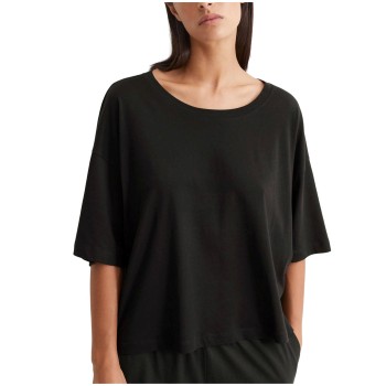 Marc O'Polo Marc O Polo Lounge Cropped Top Sort bomuld X-Small Dame