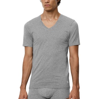 Marc O'Polo Marc O Polo Men V-Neck Shirts 2P Grå bomuld Small Herre