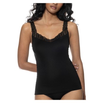 Mey Emotion Elegance Top With Lace Sort 44 Dame