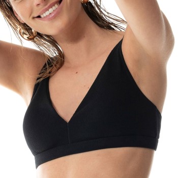 Mey BH Organic Cotton Triangle Bra Sort bomuld Large Dame