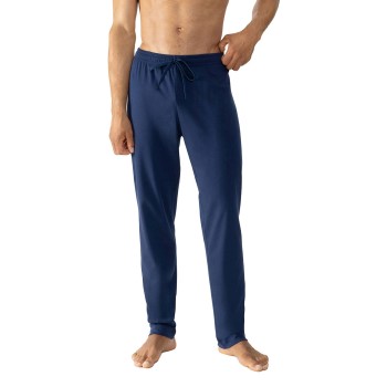Mey Solid Night Long Bottoms Mørkblå bomuld Large Herre