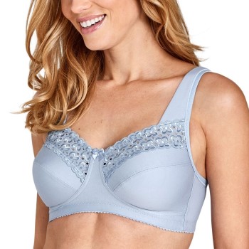 Miss Mary of Sweden Miss Mary Broderie Anglais Soft Bra BH Blå C 90 Dame