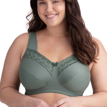 Miss Mary of Sweden Miss Mary Broderie Anglais Soft Bra BH Grøn D 105 Dame