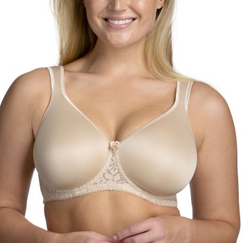Miss Mary of Sweden Miss Mary Smooth Lacy T-shirt Bra BH Beige D 105 Dame