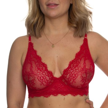 Missya Bh Laura Wire Bra Rød polyamid Large Dame