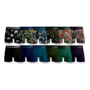 Muchachomalo 12P Cotton Stretch Golden Boxers Flerfarvet-2 bomuld Small Herre