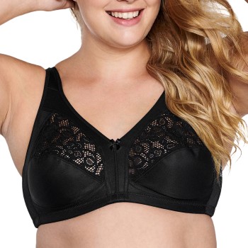 NATURANA BH Everyday Soft Bra Sort polyamid G 80 Dame
