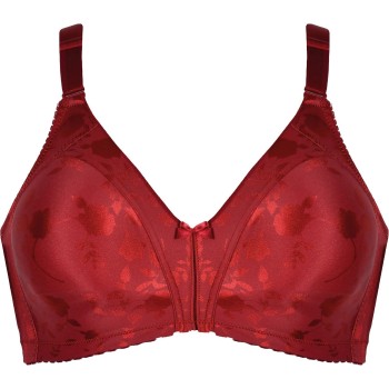 NATURANA Bh Heritage Minimizer Soft Bra Floral Rød polyamid C100 Dame