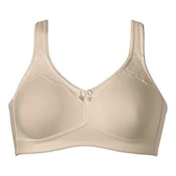 NATURANA Bh Molded Cotton Soft Bra Beige bomuld B 80 Dame