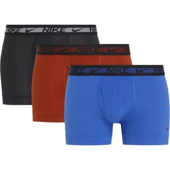 Nike 6P Dri-Fit Ultra Stretch Micro Trunk Blå/Rød polyester Small Herre