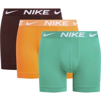 Nike 3P Everyday Essentials Micro Boxer Brief Grøn/orange polyester X-Large Herre