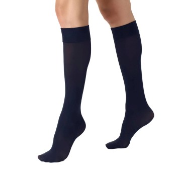 Oroblu Strømpebukser Mi Bas Opaque 50 Knee Socks Marineblå nylon One Size Dame