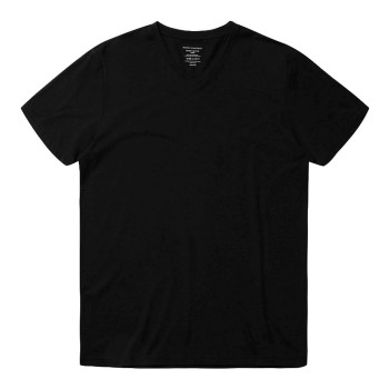 Panos Emporio Bamboo V-neck Tee Sort Small Herre