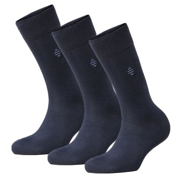 Panos Emporio Strømper 3P Daniel Bamboo Sock Marineblå Str 40/46 Herre