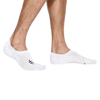 Panos Emporio Strømper 3P Hans Erik Cotton Logo Liner Socks Hvid One Size Herre