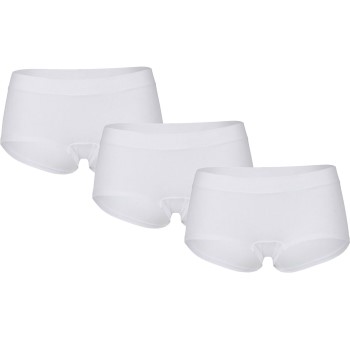 Pierre Robert Trusser 3P Cotton Boxer Wmn Hvid økologisk bomuld Medium Dame