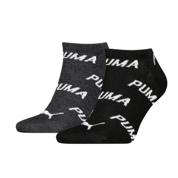 Puma Strømper 2P BWT Sneaker Sock Sort/Grå Str 43/46