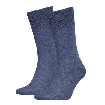 Puma Strømper 2P Classic Piquee Socks Jeansblå Str 47/49 Herre