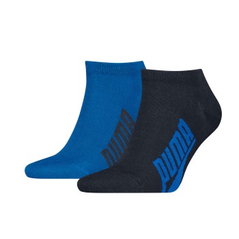 Puma Strømper 2P Lifestyle Sneaker Sock Sort/Blå Str 35/38