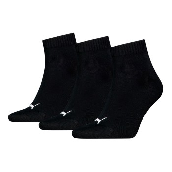 Puma Strømper 3P Quarter Socks Sort Str 43/46