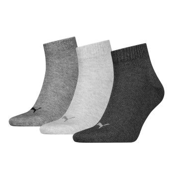 Puma Strømper 3P Quarter Socks Grå Str 47/49