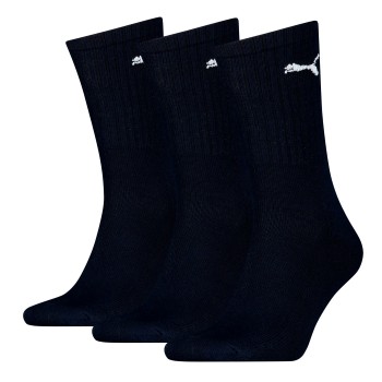 Puma Strømper 3P Sport Crew Socks Mørkblå Str 35/38