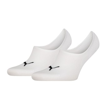 Puma Strømper 2P Unisex Footie High Cut Socks Hvid Str 43/46