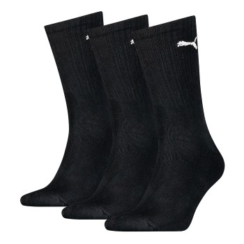 Puma Strømper 3P Unisex Light Crew Socks Sort Str 43/46