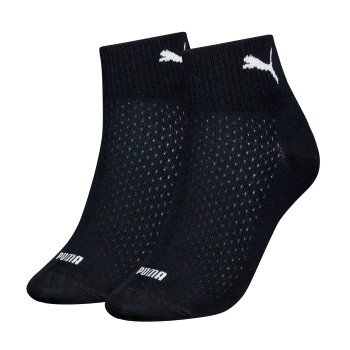 Puma Strømper 2P Women Quarter Socks Sort Str 35/38 Dame