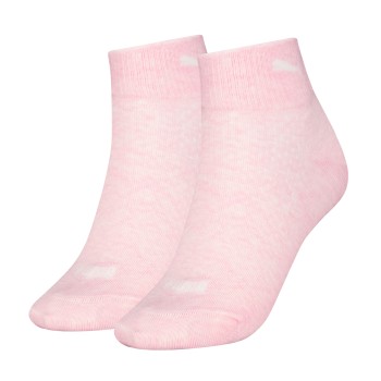 Puma Strømper 2P Women Quarter Socks Lyserosa Str 39/42 Dame