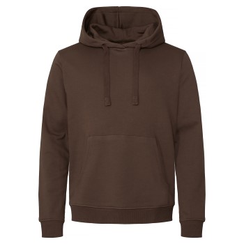 Resteröds Bamboo Hooded Shirt Brun Small Herre
