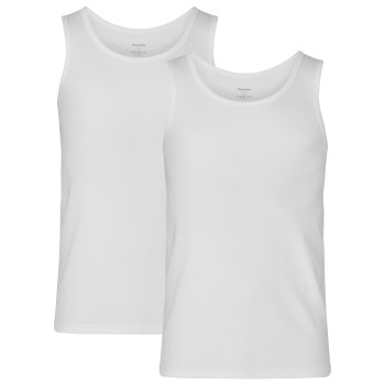 Resteröds 2P Bamboo Tank Top Hvid Small Herre