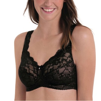 Rosa Faia Bh Bobette Comfort bra Sort nylon F 80 Dame