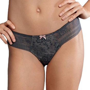 Rosa Faia Trusser Fleur Thong Antracit 38 Dame