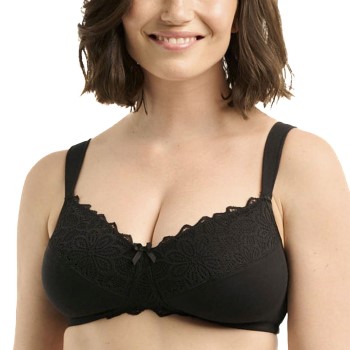 Sans Complexe BH Ava Post Surgical Non Wire Bra Sort bomuld E 95 Dame