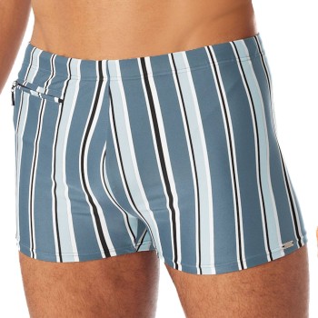 Schiesser Badebukser Aqua Classic Swim Shorts Blå/Lyseblå XX-Large Herre