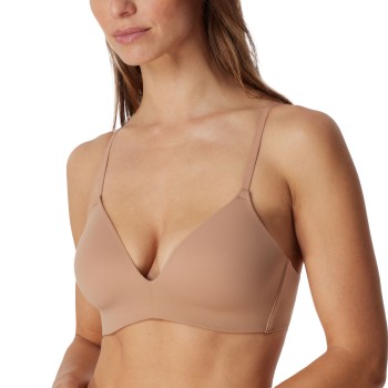 Schiesser BH Invisible Soft Bra With Underwired Bra Beige B 70 Dame
