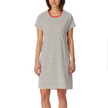 Schiesser Women Shortsleeve Nightshirt Benhvid bomuld 46 Dame