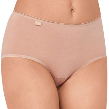 Sloggi Trusser 3P 24 7 Cotton Midi Briefs Beige bomuld 42 Dame