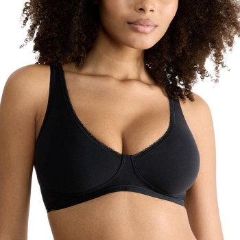 Sloggi BH Basic Plus Soft Bra Sort D 85 Dame