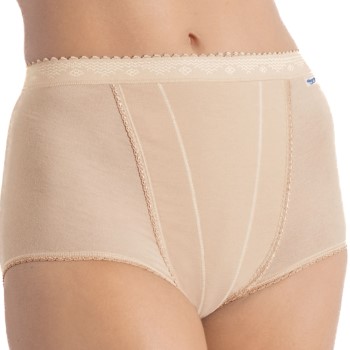 Sloggi Trusser 2P Control Maxis Beige bomuld 48 Dame